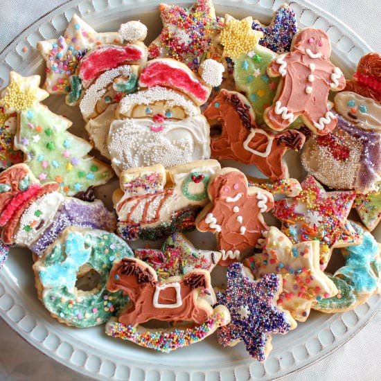 Christmas Sugar Cookies - Recipe photo by Recipesinspiredbymom