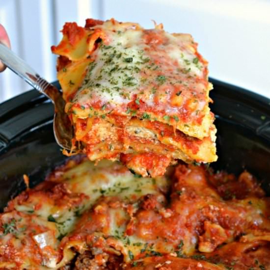 Crock Pot Lasagna - Recipe photo by Small Town Woman