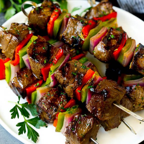 Shish kabobs - Recipe photo by dinneratthezoo