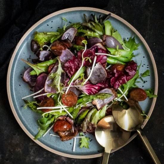 Asparagus and Balsamic Tomato Salad - Recipe photo by thedevilwearssalad