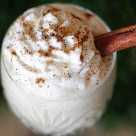 Homemade Egg Nog - Recipe photo by Lakeside Table