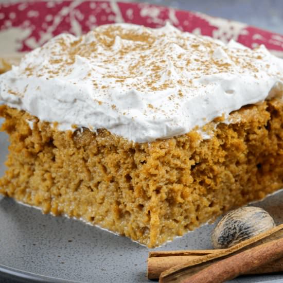 Pumpkin Tres Leches Cake Spicy Cake - Recipe photo by Cooking Frog