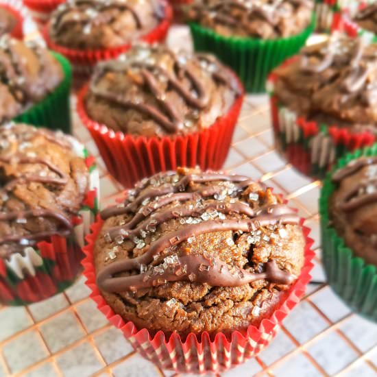 Chocolate Gingerbread Muffins - Recipe photo by rosesandwhiskers