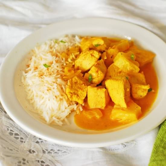 Chicken and Pineapple Curry - Recipe photo by aducksoven