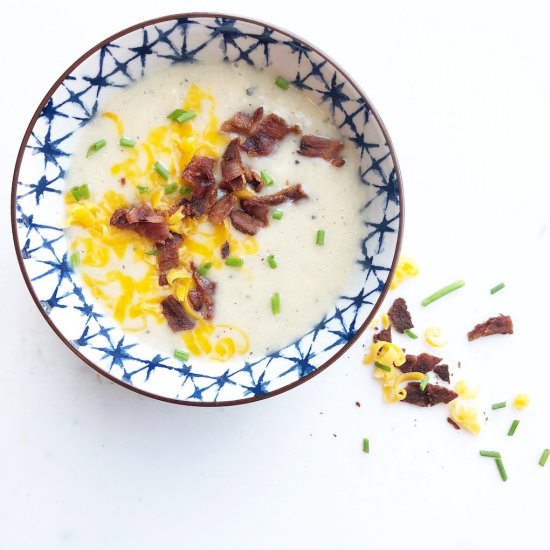 Easy Baked Potato Soup - Recipe photo by MoreMomma
