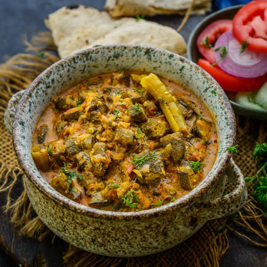 Achari Bhindi - Recipe photo by Whiskaffair