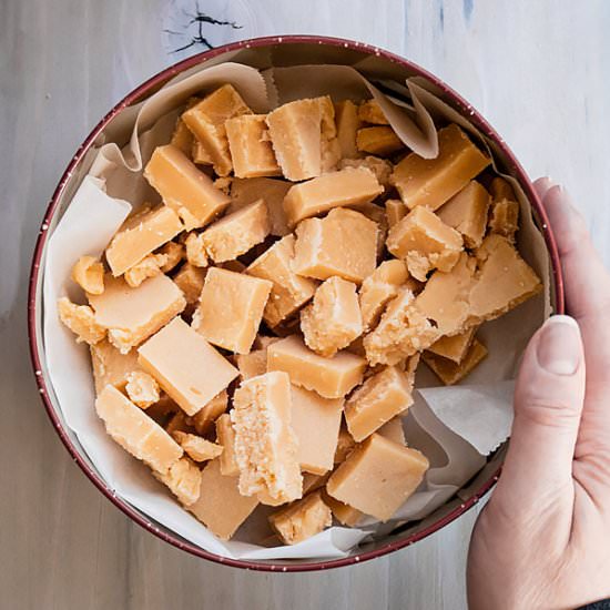 Old fashioned caramel candy prepare - Recipe photo by MasalaHerb