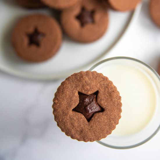 Chocolate Shortbread Cookies - Recipe photo by bakesbybrownsugar