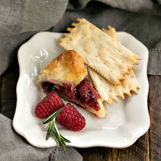 Baked Brie with Raspberries - Recipe photo by thatskinnychickcanbake