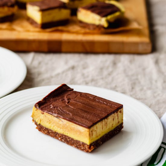 Almost Raw Vegan Nanaimo Bars - Recipe photo by upbeetkitchen