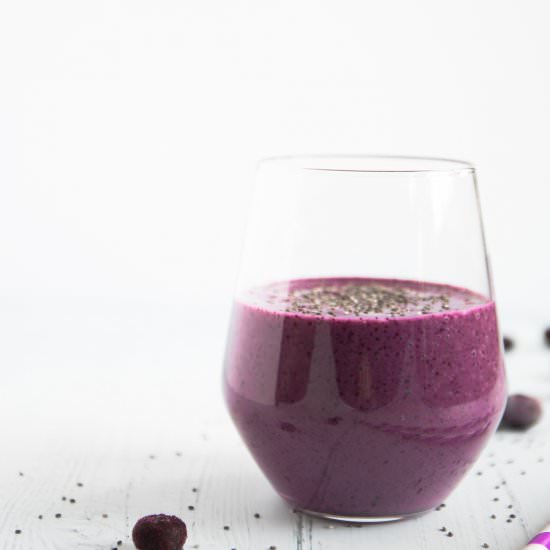Blueberry Yogurt Smoothie - Recipe photo by spoonfulofkindness