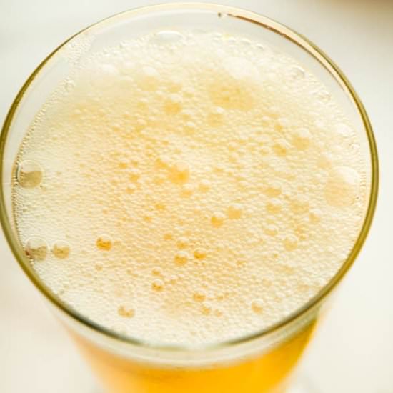 Tropical Guava Tangerine Fizz - Recipe photo by garlic and zest