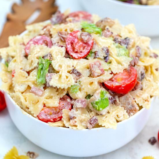 Chicken Caesar Pasta Salad - Recipe photo by 30minutesmeals