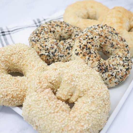 Easy Air Fryer Bagels - Recipe photo by simplylowcal