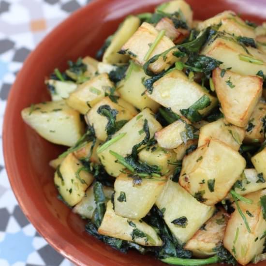 Batata Harra Spicy Potatoes - Recipe photo by Zaatar and Zaytoun