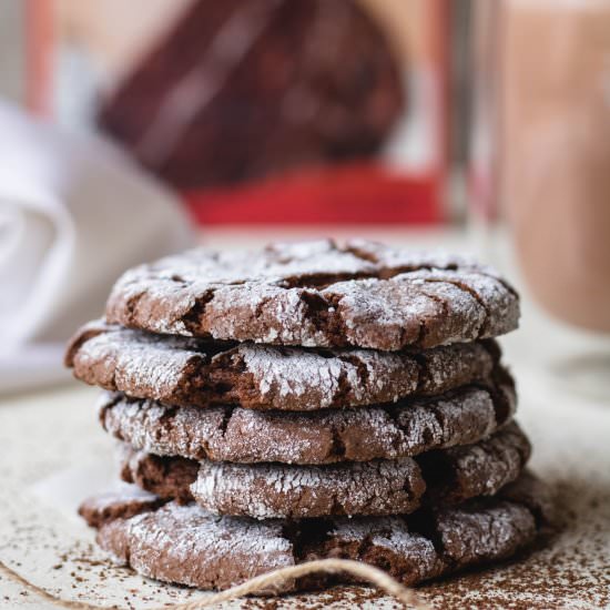 Cake mix chocolate crinkle cookies - Recipe photo by lifestyleofafoodie