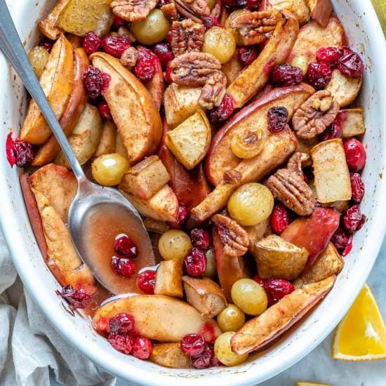 SPICED HOT FRUIT BAKE DESSERT - Recipe photo by healthyfitnessmeals