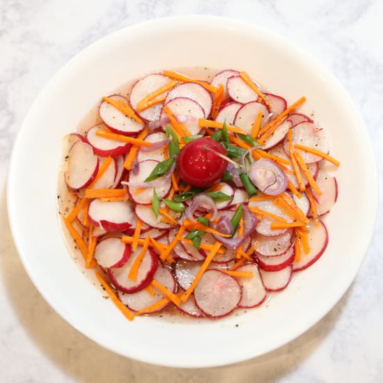 Asian Carrot Radish Salad - Recipe photo by todays delight
