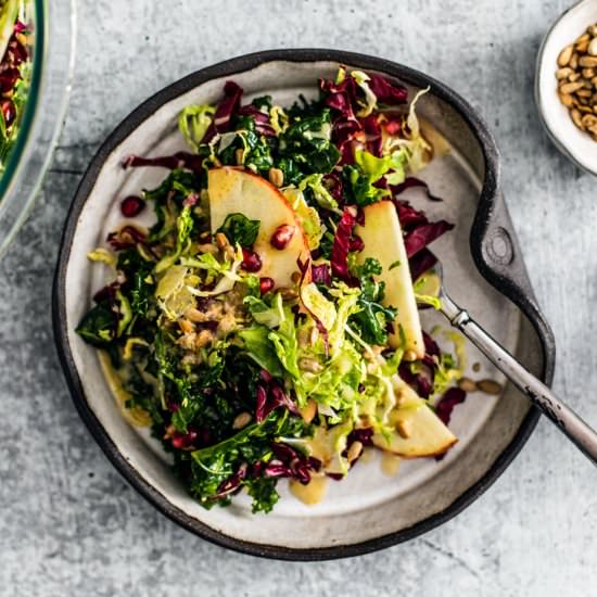 Winter Crunch Salad - Recipe photo by killingthyme