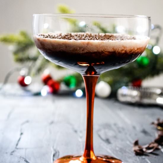 CREME DE CACAO VODKA MARTINI - Recipe photo by worldly_treat