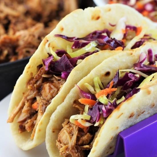 Instant Pot BBQ Pulled Pork Tacos - Recipe photo by nowcookthis