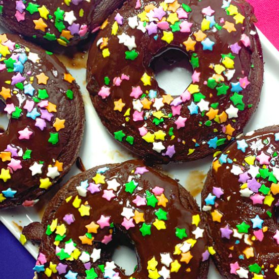 PALEO CHOCOLATE FROSTED DONUTS - Recipe photo by restorativecuisine