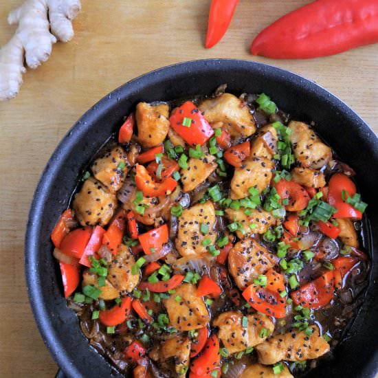 Szechuan Chicken - Recipe photo by Lekcjewkuchni