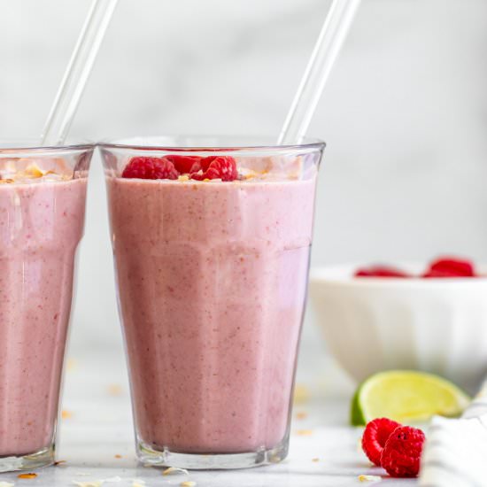 Raspberry Mango Smoothie - Recipe photo by eatwithclarity