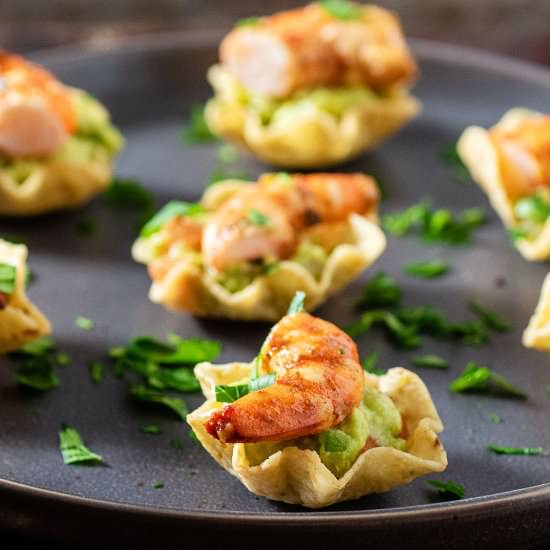 Recado Rojo Shrimp Appetizer - Recipe photo by TheRedheadBaker