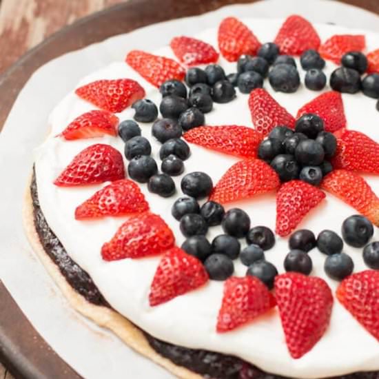 Berry Fruit Pizza Pie - Recipe photo by sweetbasil