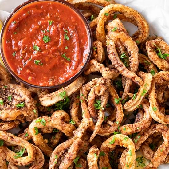 Fried Calamari - Recipe photo by thecozyapron