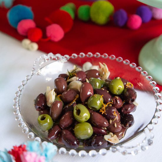 Citrus Marinated Olives - Recipe photo by giftofhospitality