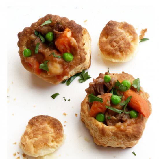 Puff Pastry Beef Pot Pie - Recipe photo by MoreMomma