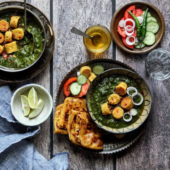 gatte wala palak saag - Recipe photo by easyfoodsmith