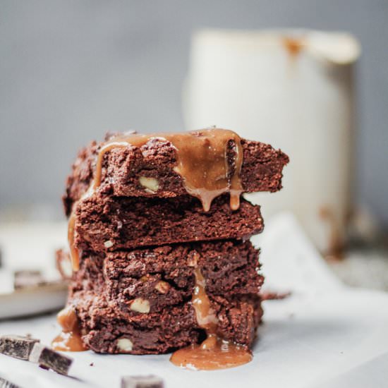 Healthy Fudgy Almond Butter Brownie - Recipe photo by healthienut