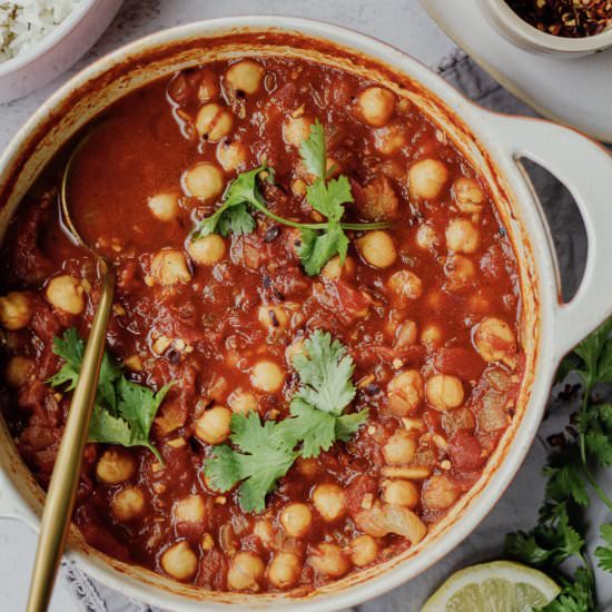 Easy Chana Masala - Recipe photo by healthienut