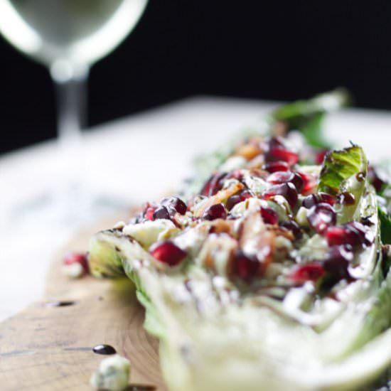 Grilled Romaine Salad - Recipe photo by alicensetogrill