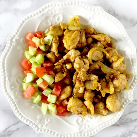 BEST CHICKEN SHAWARMA - Recipe photo by The Taste of Kosher