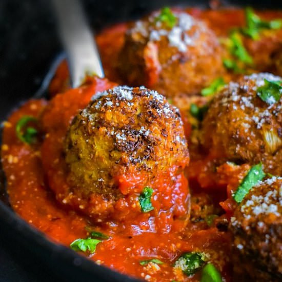 Vegan Cauliflower Meatballs - Recipe photo by EasycookingwithMolly