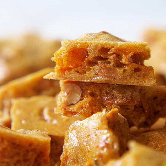 Easy Microwave Peanut Brittle - Recipe photo by Candy Jar Chronicles