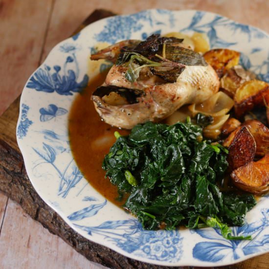 Pot roast partridge - Recipe photo by London-Unattached