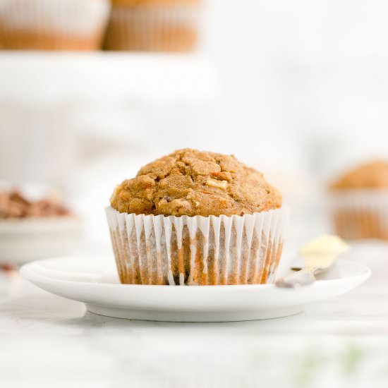Morning Glory Oatmeal Muffins - Recipe photo by foods for the soul