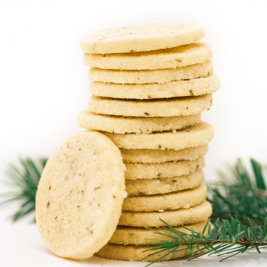 Douglas Fir Shortbread Cookies - Recipe photo by theviewfromgreatisland