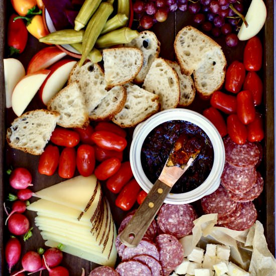 Hungarian Snacking Tray - Recipe photo by simmerandsauce