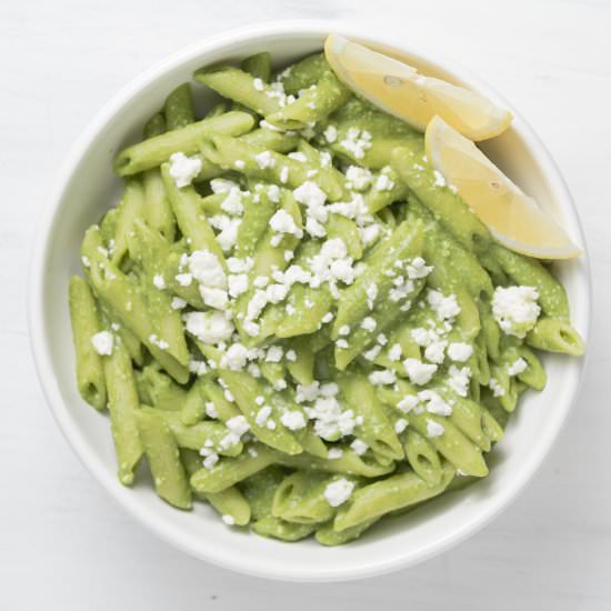 Green Pea Pasta - Recipe photo by infinebalance
