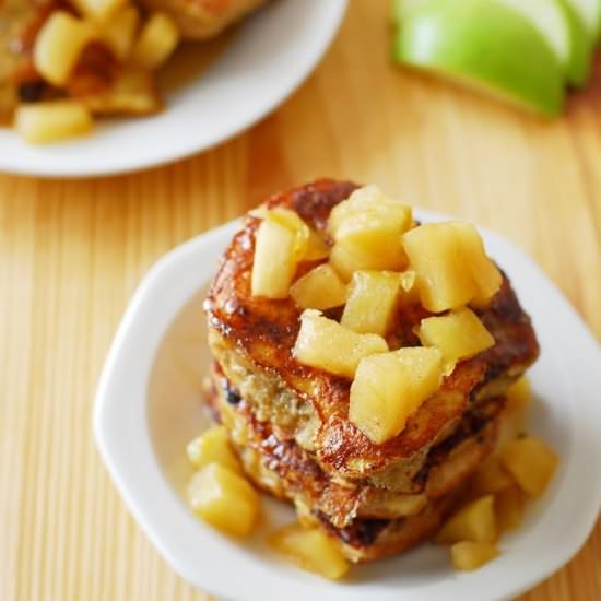 HOT CROSS BUN FRENCH TOAST - Recipe photo by aducksoven