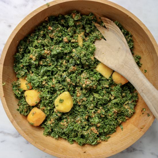 Thai Kale Salad - Recipe photo by naturallylara