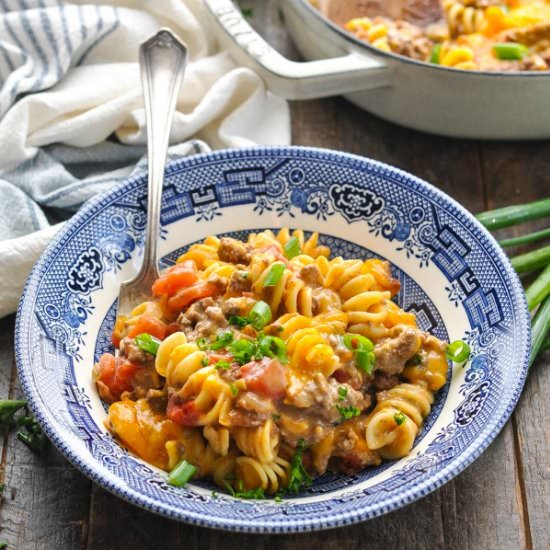 Cheeseburger Casserole - Recipe photo by The Seasoned Mom