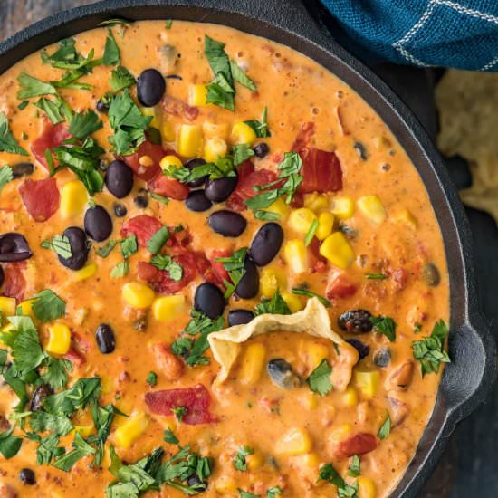 Queso Blanco with Chorizo! - Recipe photo by the cookie rookie