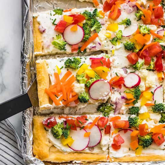 Veggie Pizza! - Recipe photo by the cookie rookie